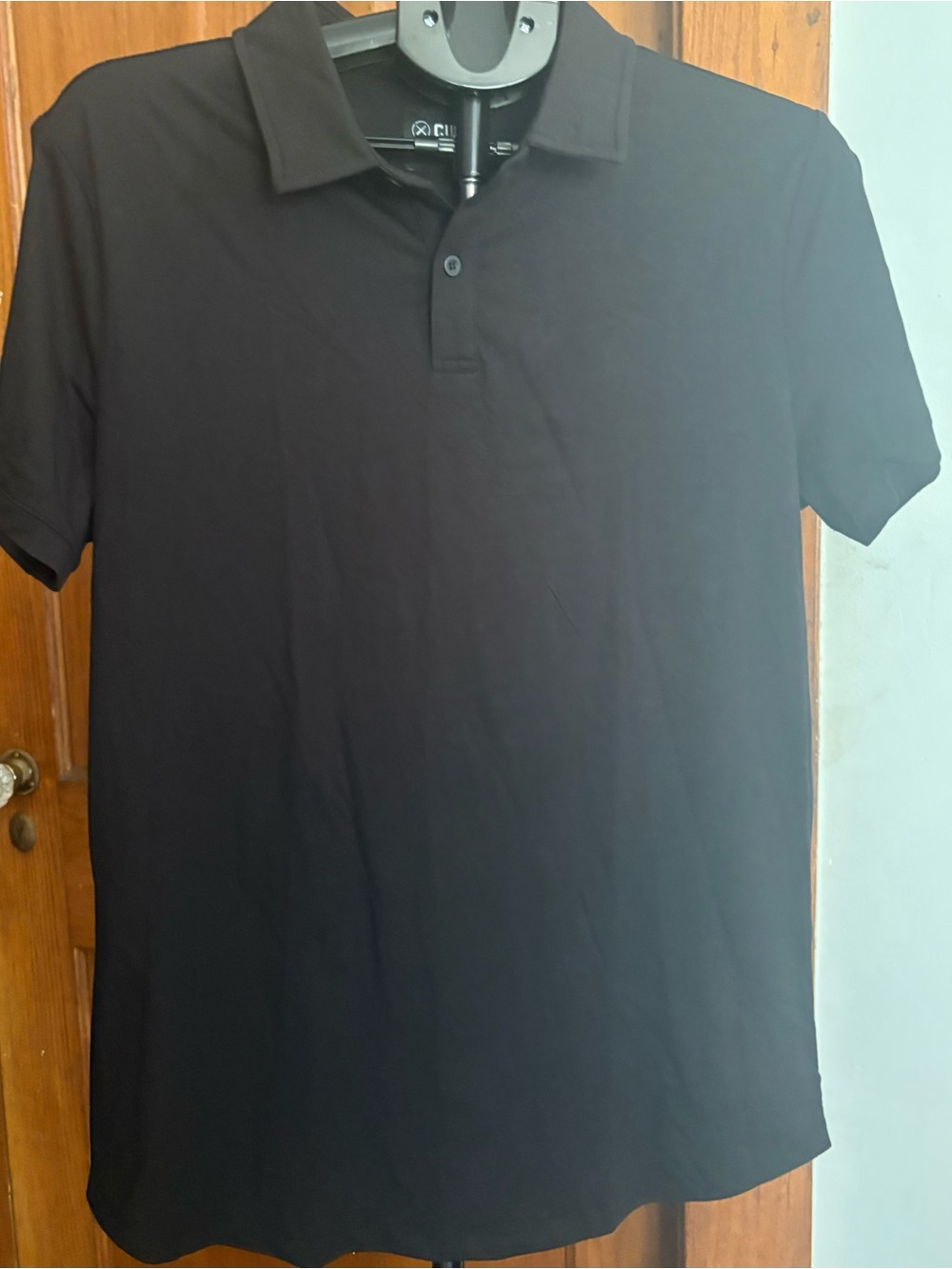Cuts Clothing Polo Shirt — Black, Size Medium